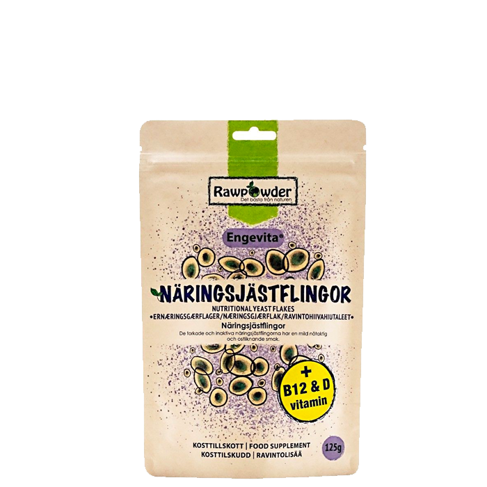 Näringsjästflingor B12 Och D-vitamin 125 g