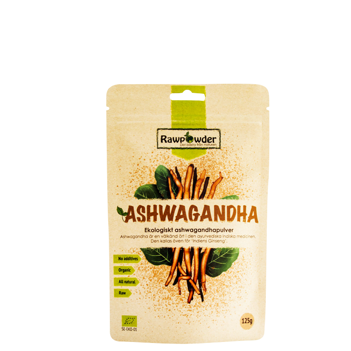 Ekologiskt Ashwagandhapulver 125 g
