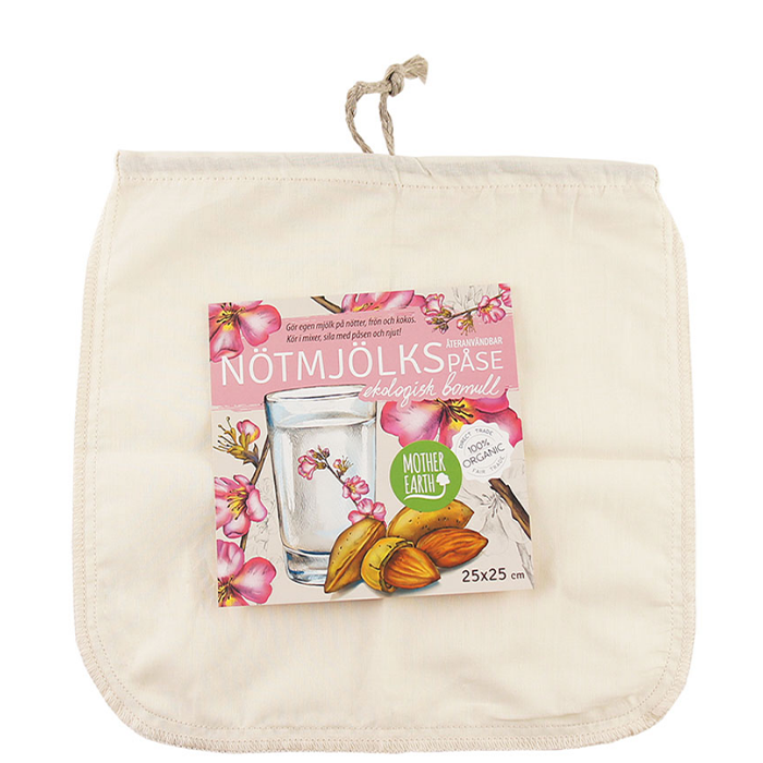 Nötmjölkspåse Ekologisk Bomull