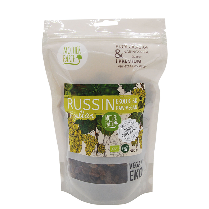 Sultanrussin Raw Ekologiska 500 g
