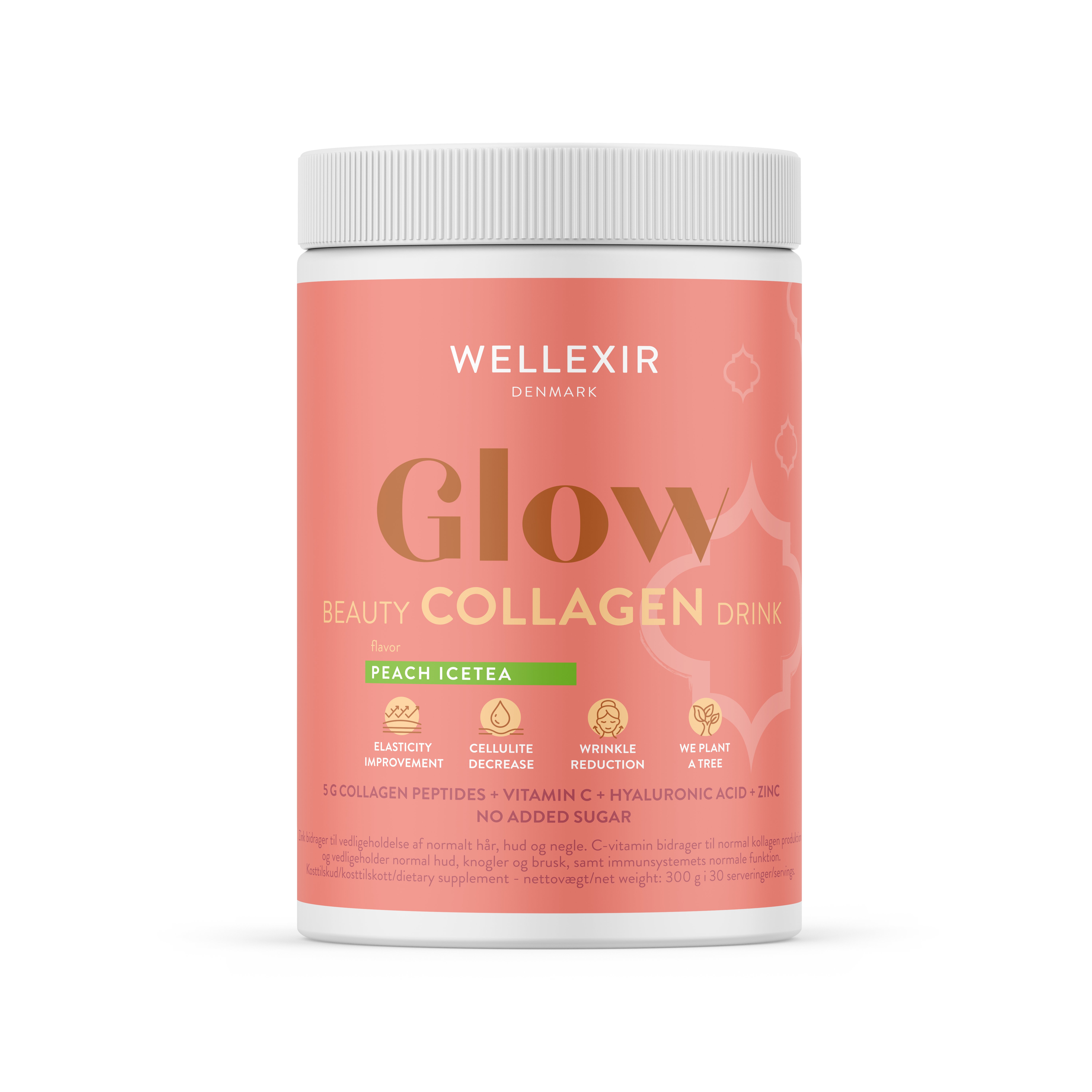 Glow Beauty Kollagen Dryck Persikoiste 360 g