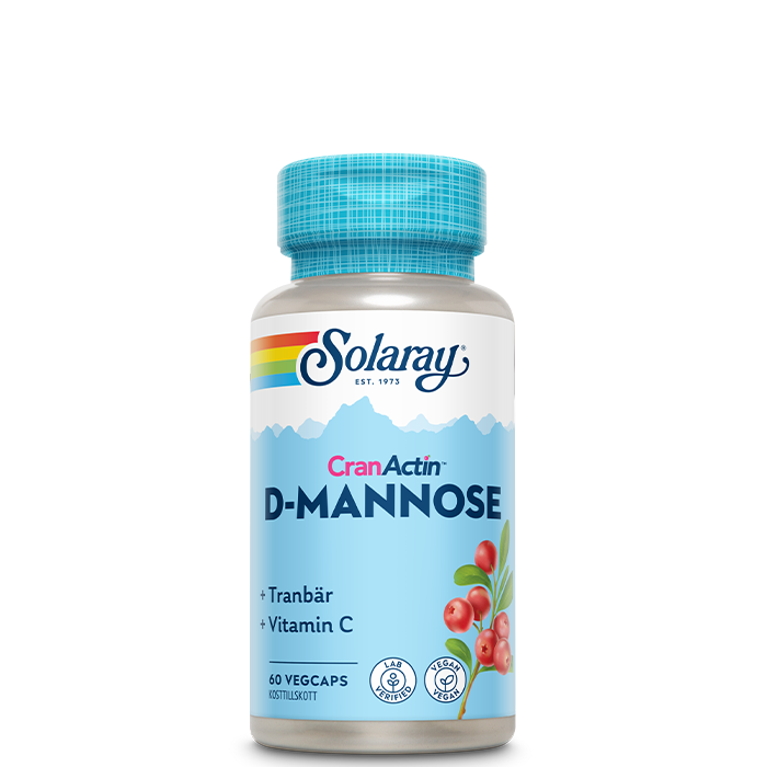 D-Mannose CranActin C-vitamin 60 kapslar