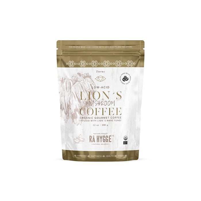 Lågsyrlig Lion's Mane specialkaffe hela bönor EKO 227g