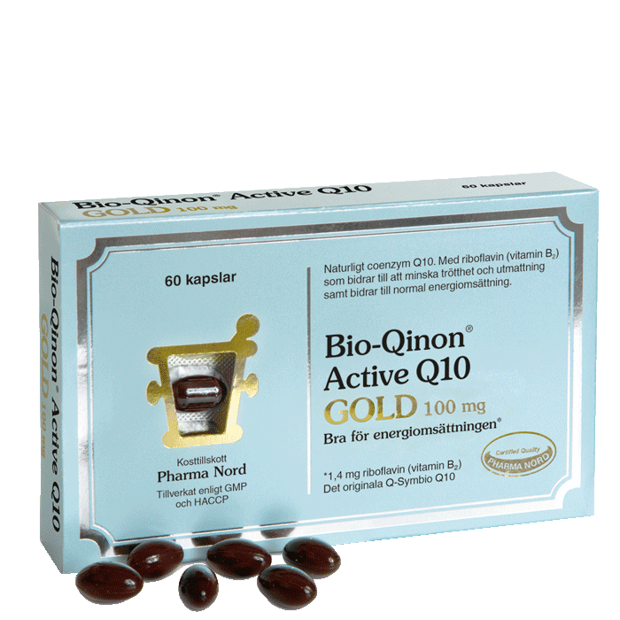 Bio-Qinon Active Q10 Gold 100 mg 60 kapslar