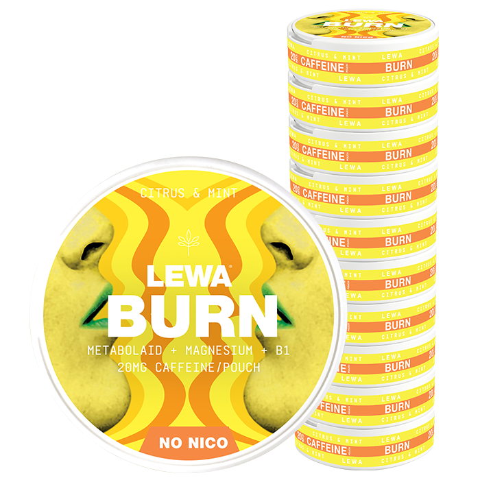 10 x LEWA Functional NoNico BURN Citrus/Mint