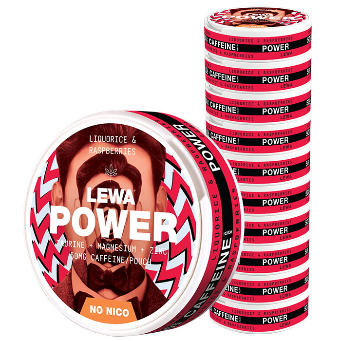 10 x LEWA Functional NoNico POWER Liquorice/Raspberries