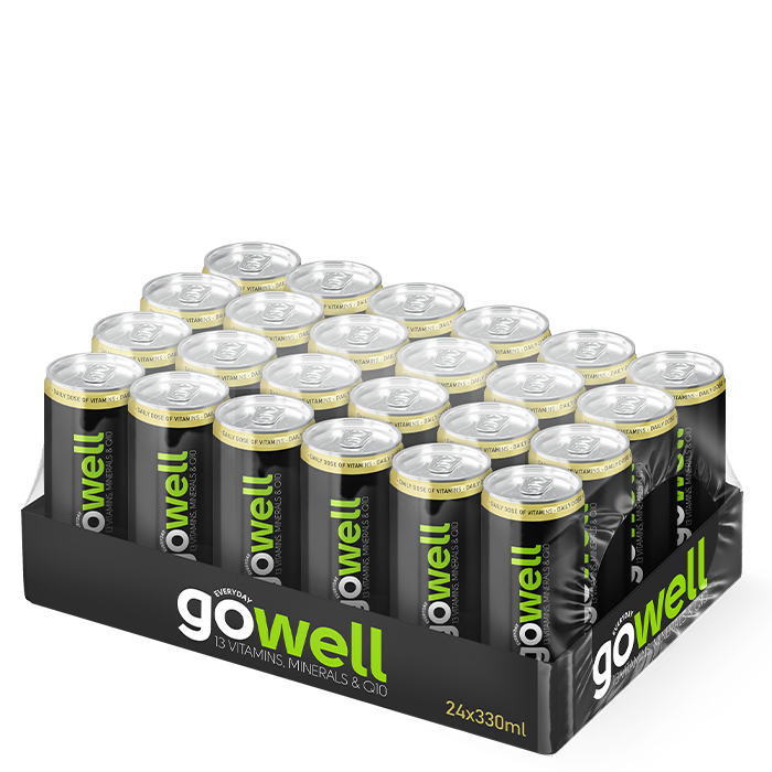 24 x GoWell Funktionsdryck Flak 33 cl