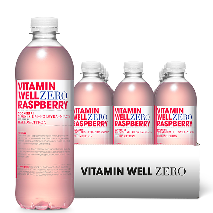 12 x Vitamin Well Zero Vitamindryck 500 ml
