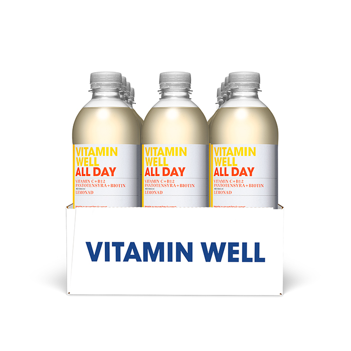 12 x Vitamin Well Vitamindryck 500ml