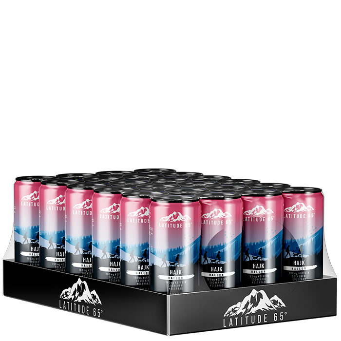 24 x Latitude 65 Energidryck 330 ml