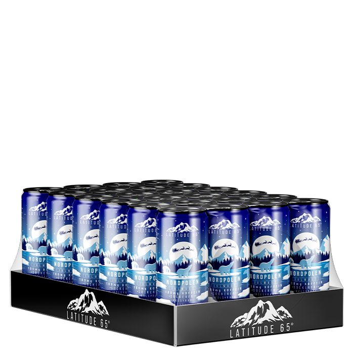 24 x Latitude 65 Energidryck 330 ml
