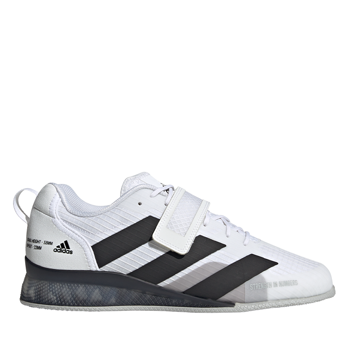 Adipower Weightlifting 3 Skor Vit/Svart/Grå