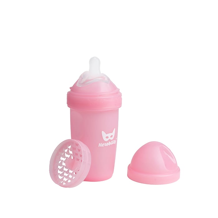 Nappflaska 240 ml Rosa