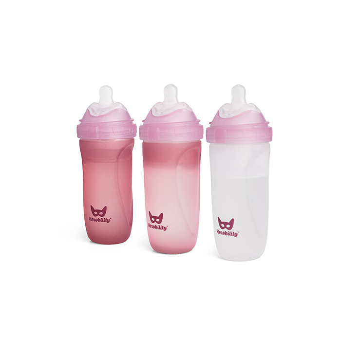 Nappflaskor Rosa 320 ml 3 pack