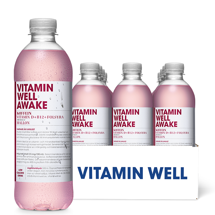 12 x Vitamin Well Vitamindryck 500ml