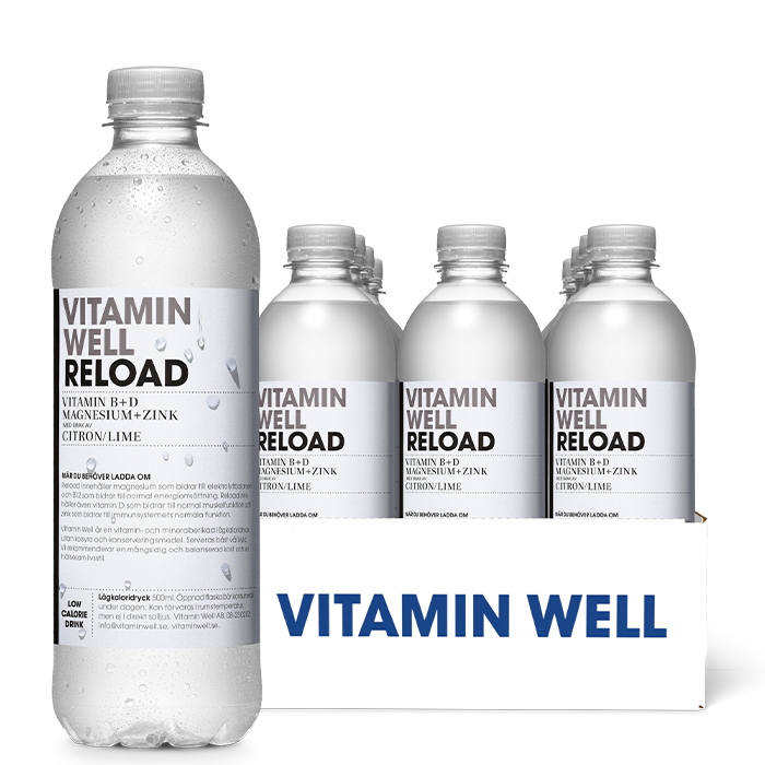 12 x Vitamin Well Vitamindryck 500ml