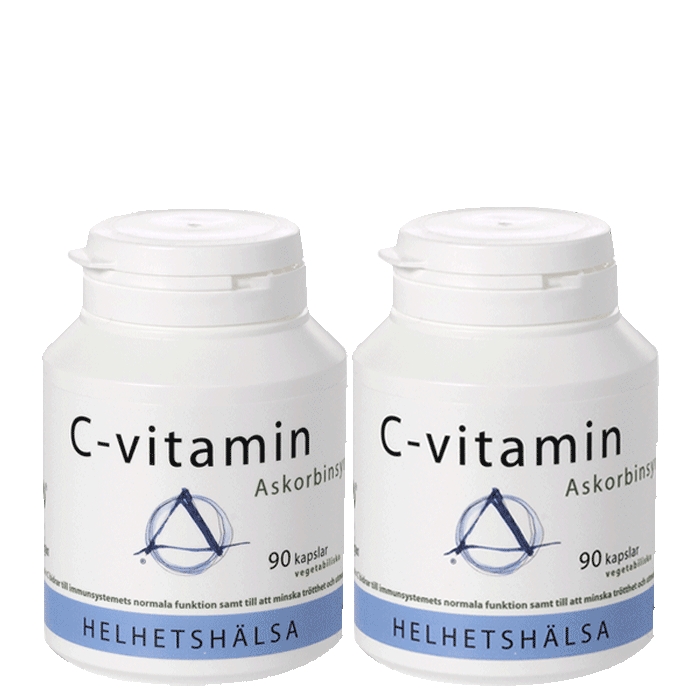 2 x C-vitamin askorbinsyra