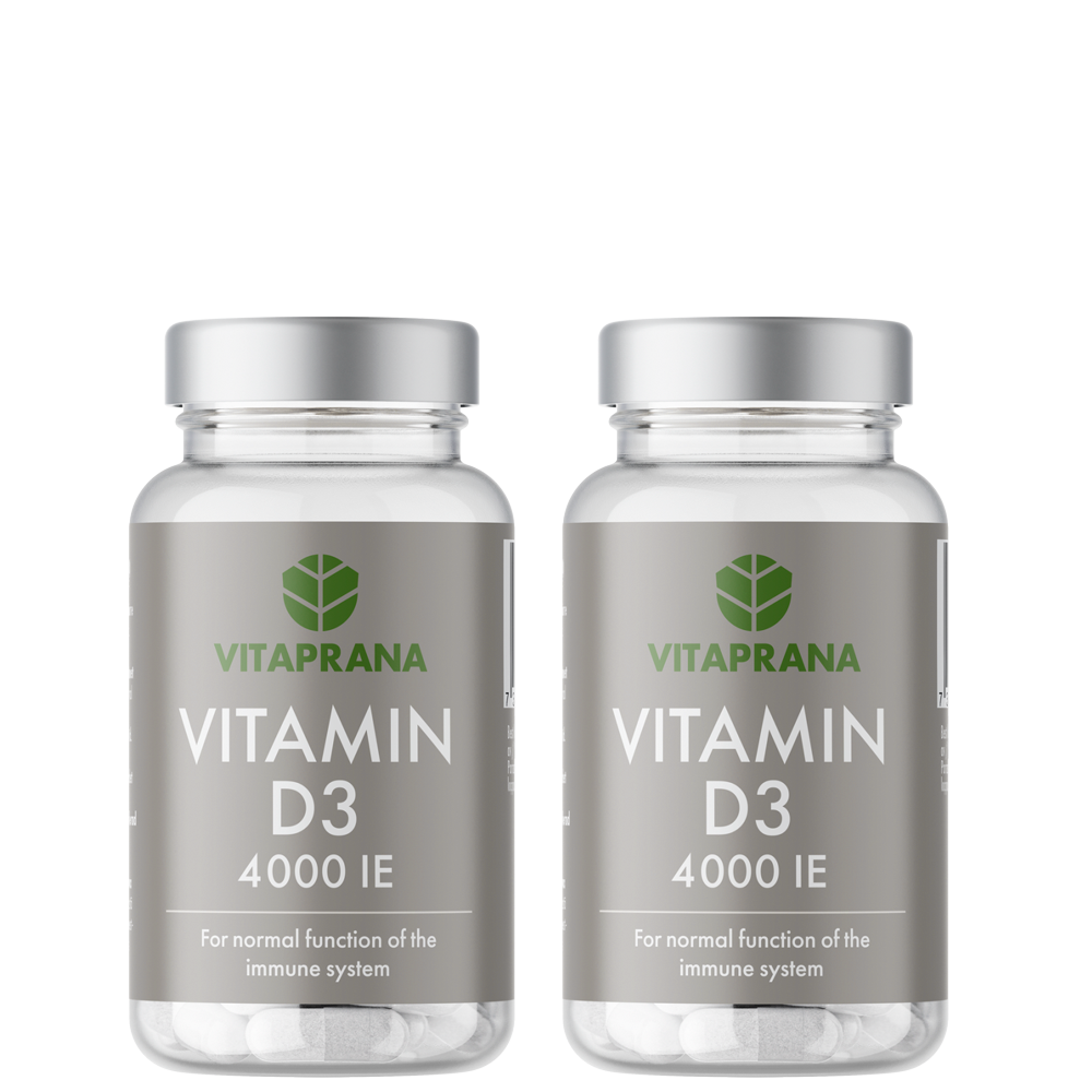 2 x D-vitamin 4000 IE