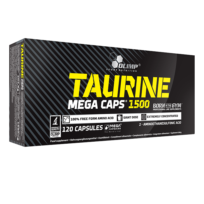 Taurine Mega Caps Aminosyror 120 Kapslar