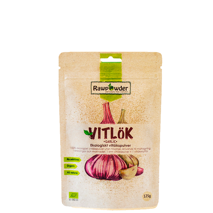 Ekologiskt Vitlökspulver 125 g