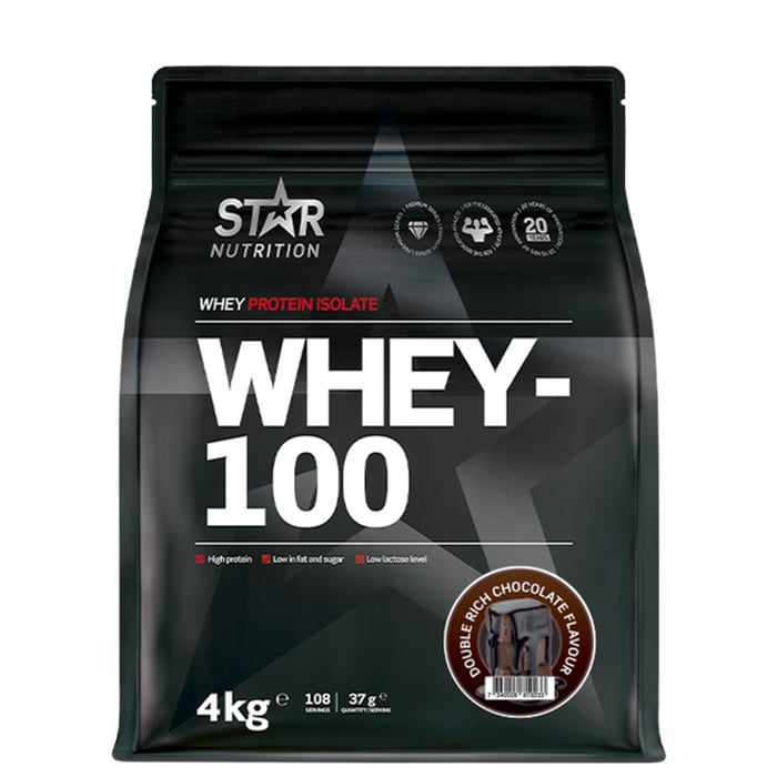 Whey-100 Vassleprotein 4 kg